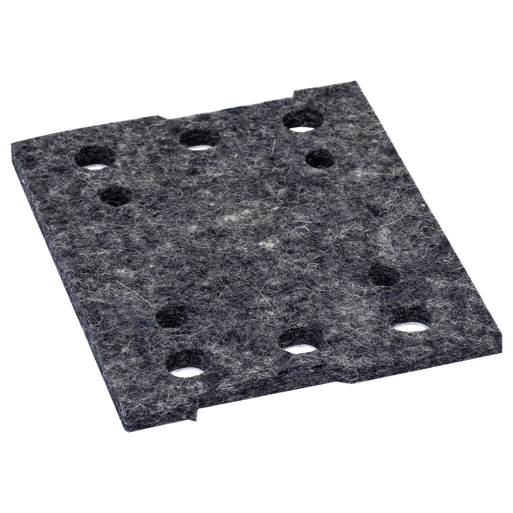 Bosch Accessoires Schuurplateau zonder klithechting | GSS 140/160 110 x 110 mm - 2608601442