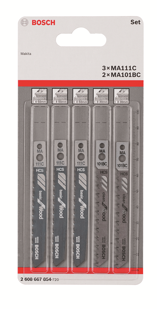 Bosch Accessoires Set MA-Shank (Wood) - 2608667854