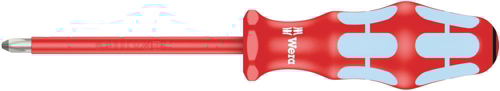 Wera 3165 i PZ VDE geïsoleerde Pozidriv Schroevendraaier, RVS , PZ 2 x 100 mm - 1 stuk(s) - 05022741001