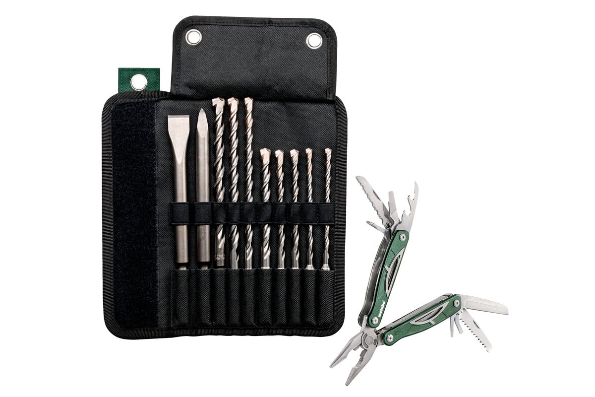 Metabo Accessoires SDS-PLUS PRO 4-BOOR- BEITEL-ROLTAS 10-DELIG SET 631690000