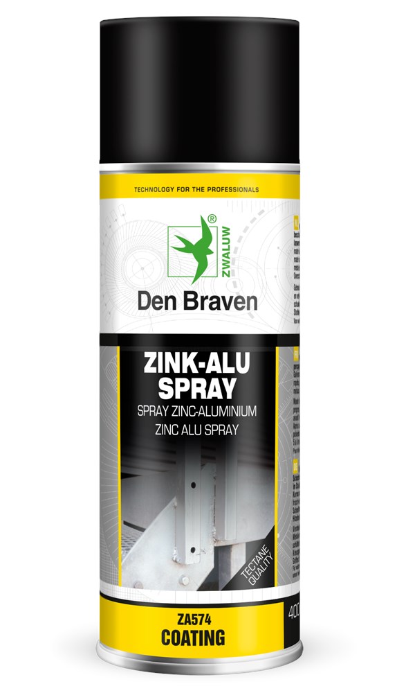 Den Braven Zwaluw Zink Alu Spray 400Ml - 12009729 - 12009729