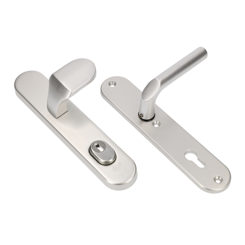 AMI Veiligheidsbeslag 250/50/15 Kt 92 Knop 145 Deurkruk 369 Profielcilinder 92 F1 Deurdikte 38/42 Mm - 656371