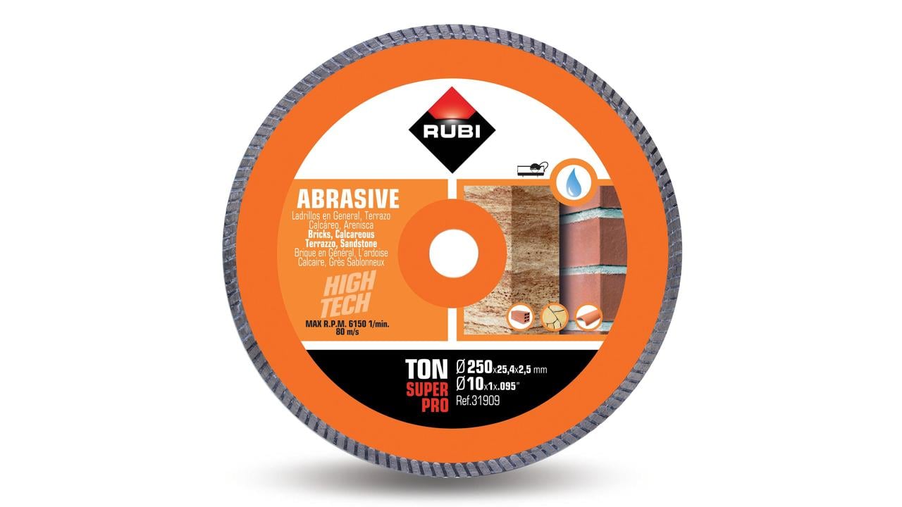 Rubi TON 250 Superpro Turbo Diamantzaagblad 31909