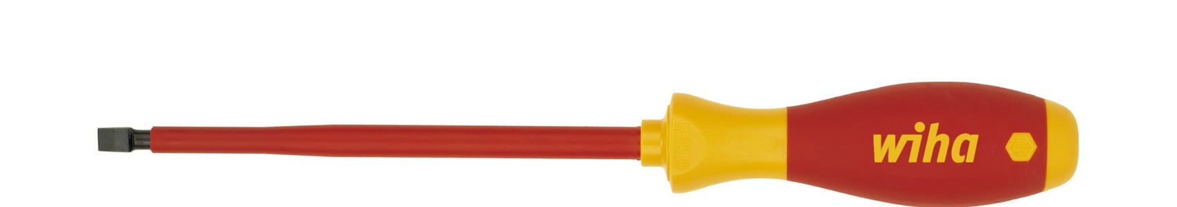 Wiha Schroevendraaier | snedebreedte 5,5 mm | klinglengte 125 mm VDE geïsoleerd | 1 stuk - 00826 - 00826