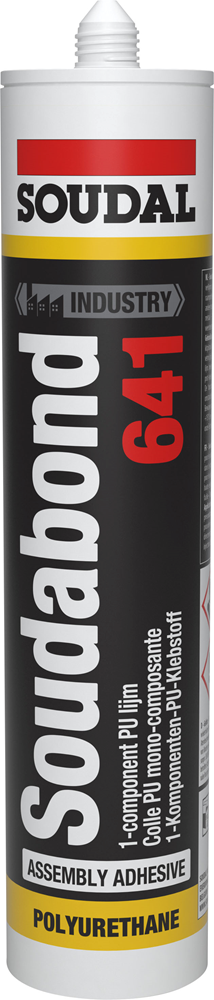 Soudal Soudabond 641 | Constructielijm | 310 ml | Zwart - 131494
