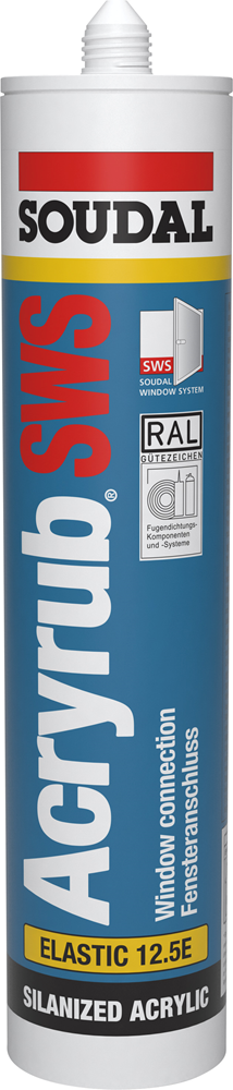 Soudal Acryrub SWS Wit 310 ml -