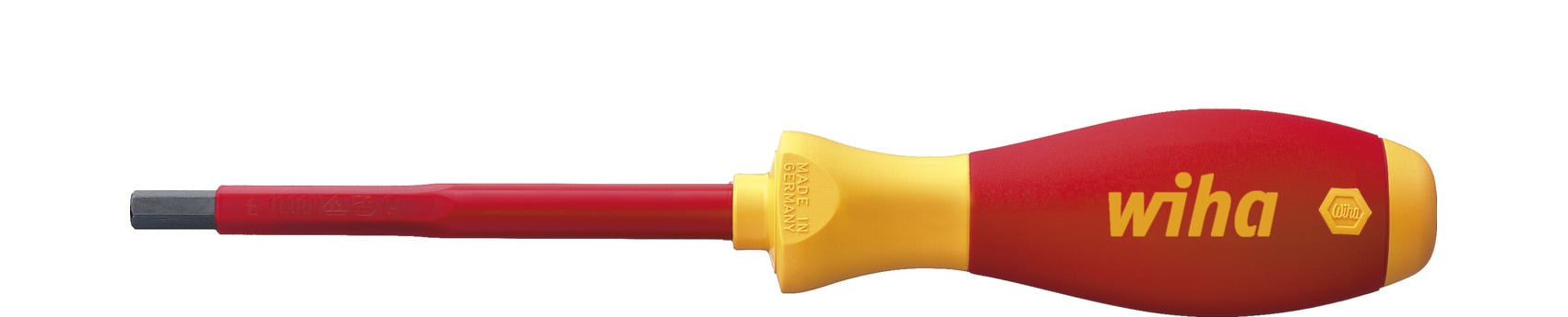 Wiha 323N050075 Schroevendraaier SoftFinish electric zeskant 5.0 mm x 75 mm - 30364
