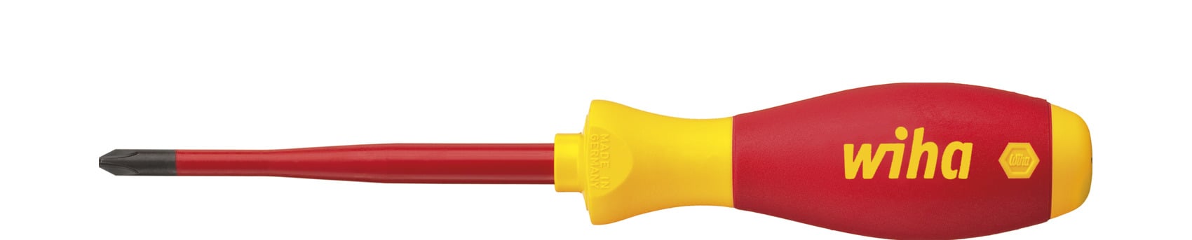 Wiha 32711080 Schroevendraaier SoftFinish electric slimFix PlusMin/Phillips SL/PH1 x 80 mm - 35502