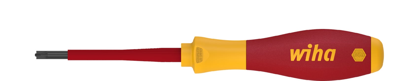 Wiha Schroevendraaier | maat SL/PZD 1 | klinglengte 80 mm VDE geïsoleerd | 1 stuk - 30700 - 30700