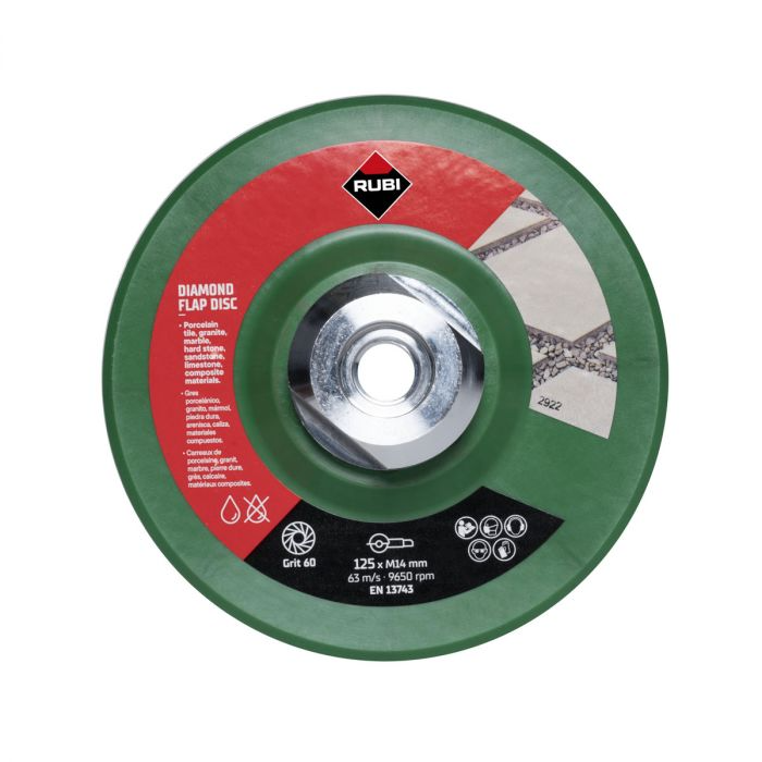 Rubi Flap disc 50 60 COA. Korrel | 125mm | M14 32937