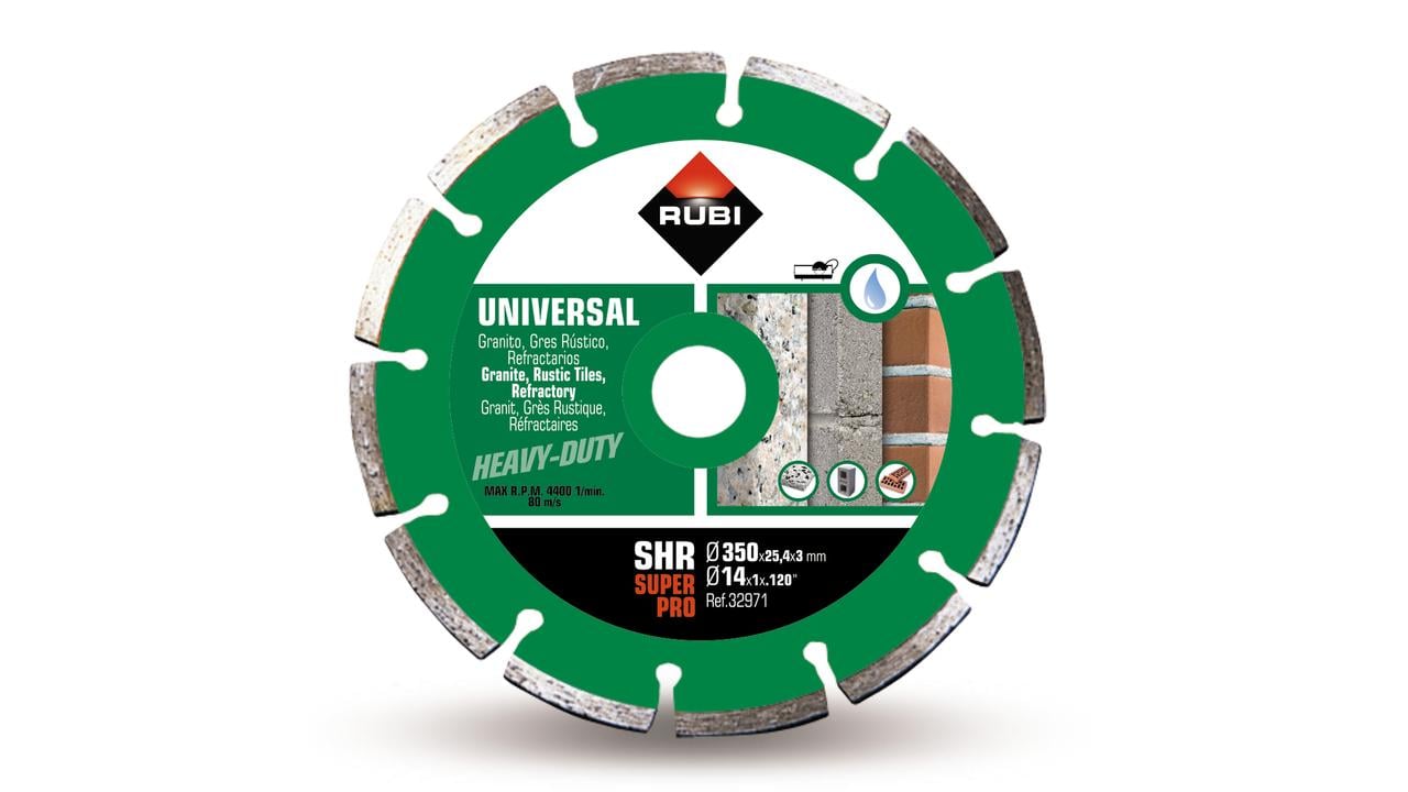 Rubi SHR 350 Superpro Gesegmenteerd Diamantzaagblad - 32971