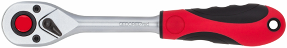 Gedore Omschakelbare Ratel met 2C-Greep 3/8" | Lengte 180 mm | Arbeidshoek 5° - 3300224