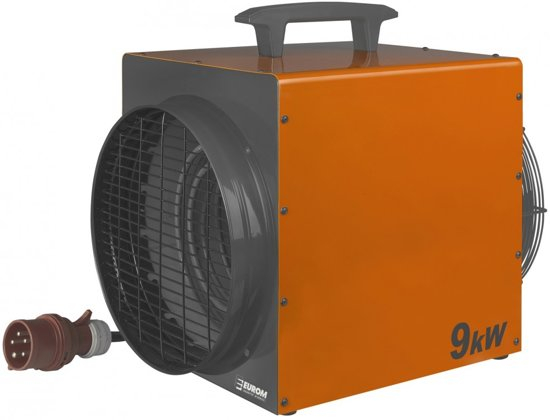 Eurom Heat-Duct-Pro 9 kW | Elektrische werkplaatskachel met thermostaat 9000W | 332483 - 332483 afbeelding