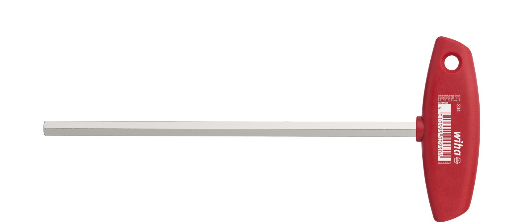 Wiha Stiftsleutel met dwarsgreep | sleutelwijdte 5 mm | klinglengte 150 mm | 1 stuk - 00917 00917