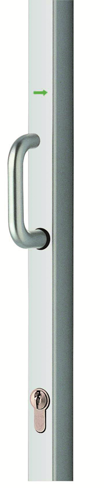 Lips Opbouw-espagnolet | 335 | SKG** | lengte 2500mm | aluminium kleur F1 | inclusief afdekkap. - 10005172