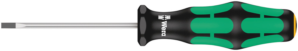 Wera 335 Zaagsnede Schroevendraaier, Electriciën Kling, 0.4 x 2.5 x 60 mm - 1 stuk(s) - 05110000001