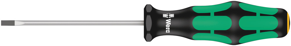 Wera 335 Zaagsnede Schroevendraaier, Electriciën Kling, 0.5 x 3.0 x 80 mm - 1 stuk(s) - 05110001001