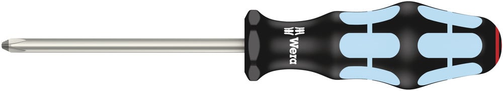 Wera 3350 Kruiskop-schroevendraaier Phillips (PH), RVS, PH 1 x 80 mm - 1 stuk(s) - 05032021001
