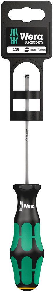 Wera 335 SB Sleuf-schroevendraaier - elektriciiëns , 0,8 x 4,0 x 100 mm - 1 stuk(s) - 05100043001