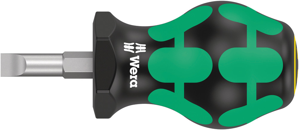 Wera Schroevendraaier | snedebreedte 6,5 mm | klinglengte 24,5 mm 2-componentengreep | ronde kling | 1 stuk - 05008843001 - 05008843001
