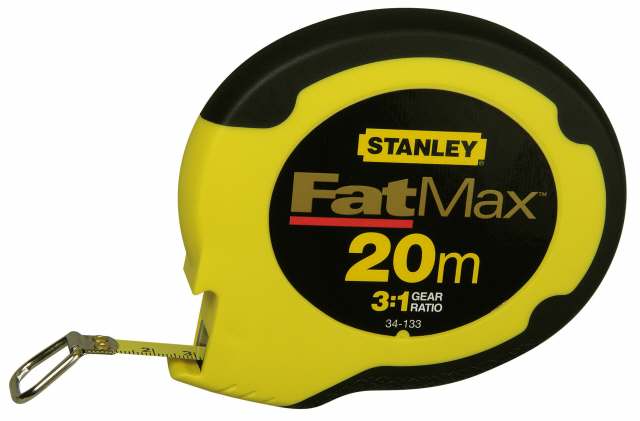 Stanley handgereedschap Landmeter Fatmax gesloten kast | 20m - 9,5mm - 0-34-133
