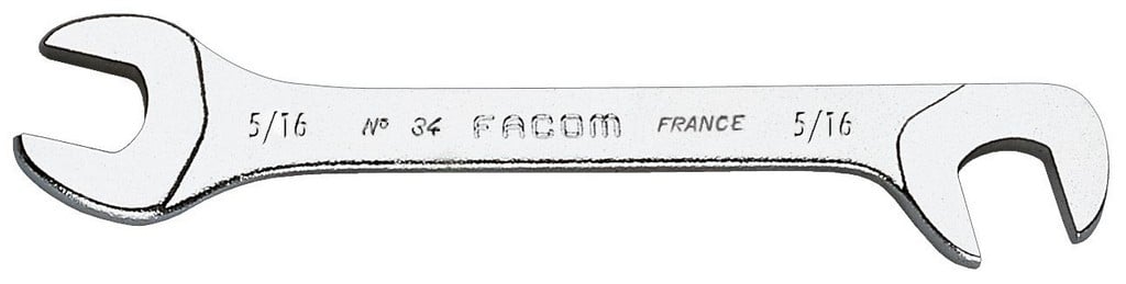 Facom steeksleutel micromechanica, bek 15° en 75° gebogen 1/2&apos; - 34.1/2