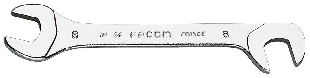 Facom steeksleutel micromechanica, bek 15° en 75° gebogen 15 mm - 34.15