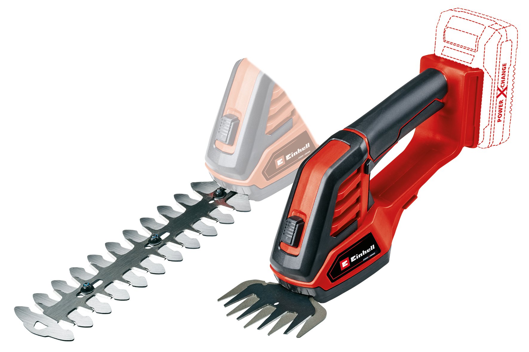 Einhell GE-CG 18/100 Li Solo - Accu Gras-/Heggenschaar | 18V | Zonder accu en lader - 3410313 3410313