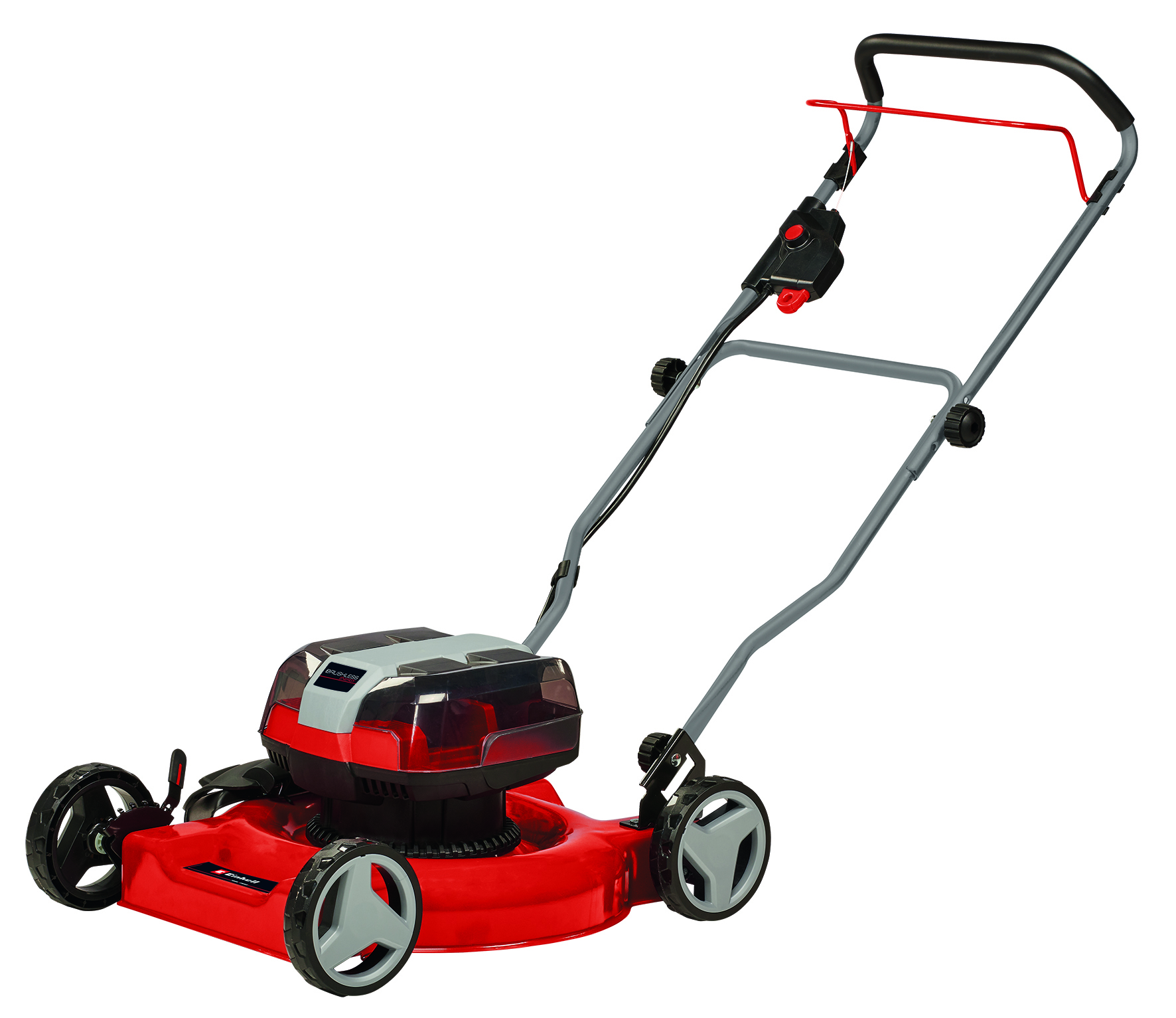 Einhell Accu grasmaaier GE-CM 36/48 Li M Solo Power X-Change (li-ion - 36 V - Dubbele Twin-Pack-technologie - mulching grasmaaier - highwheeler - koolborstelloze motor - zonder accu en oplader)