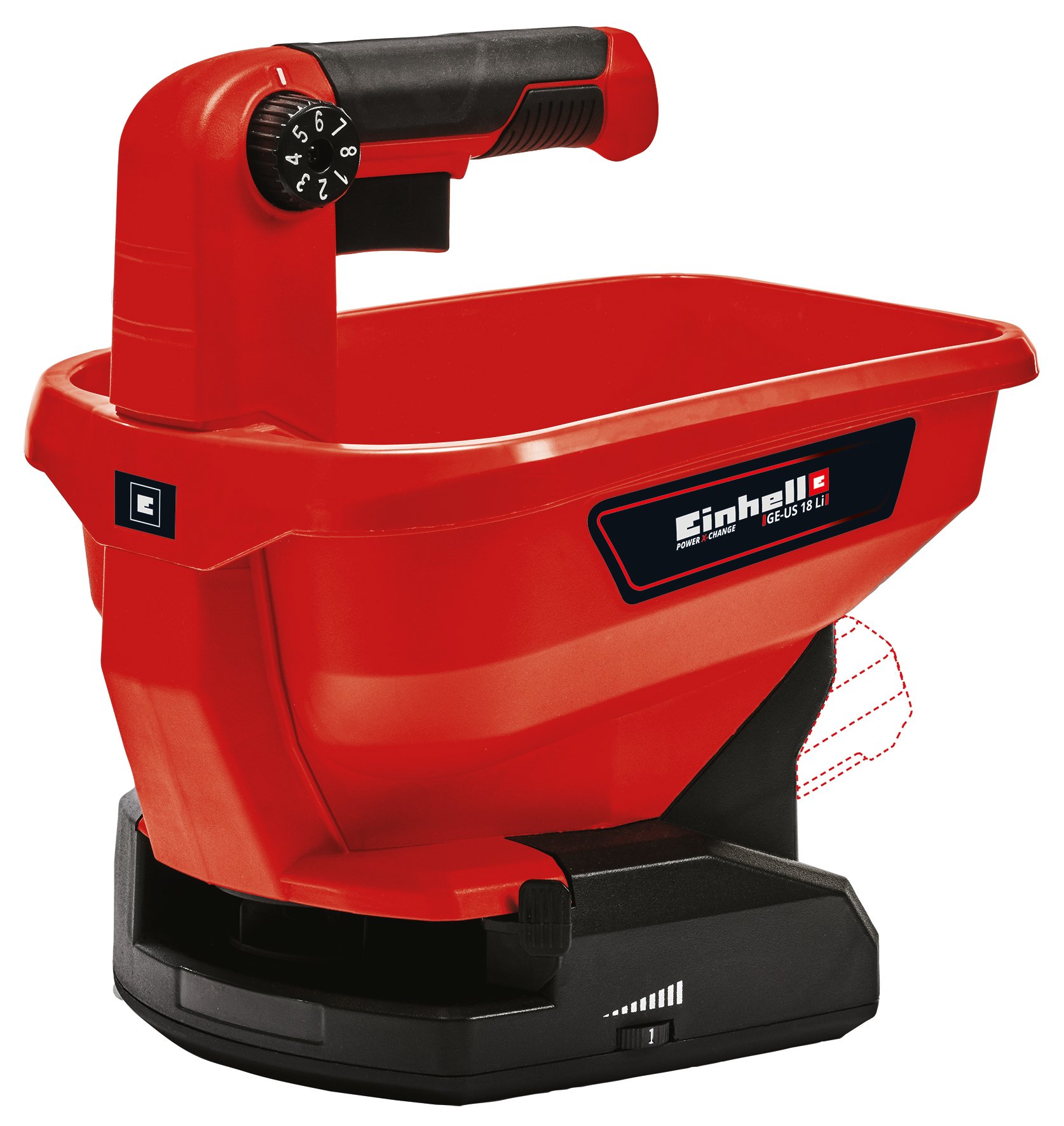 Einhell GE-US 18 Li Solo - Accu Handstrooier/Zoutstrooier | 18V | Zonder accu&apos;s en lader - 3415410 3415410