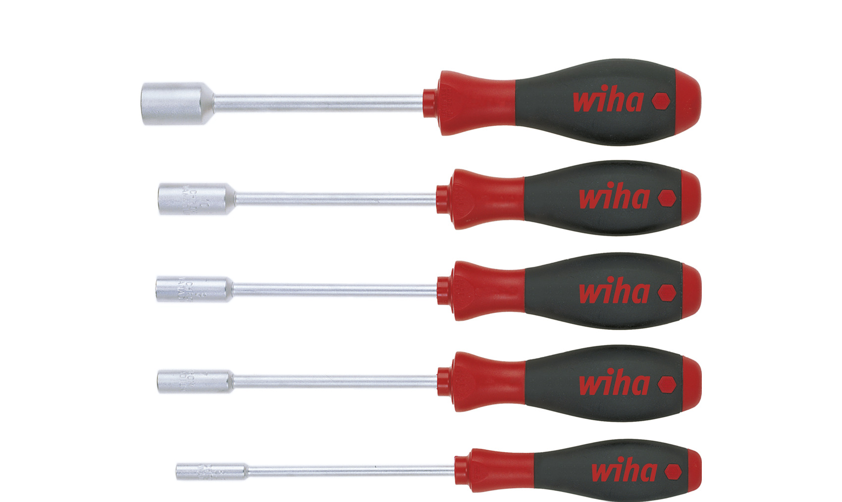Wiha Zeskantsteeksleutel-set | 5-delig | Meercomponentengrepen | 1 stuk - 01034 - 01034