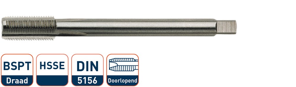 Rotec HSSE 800 M.Tap BSPT 1/8-28 - 3420002