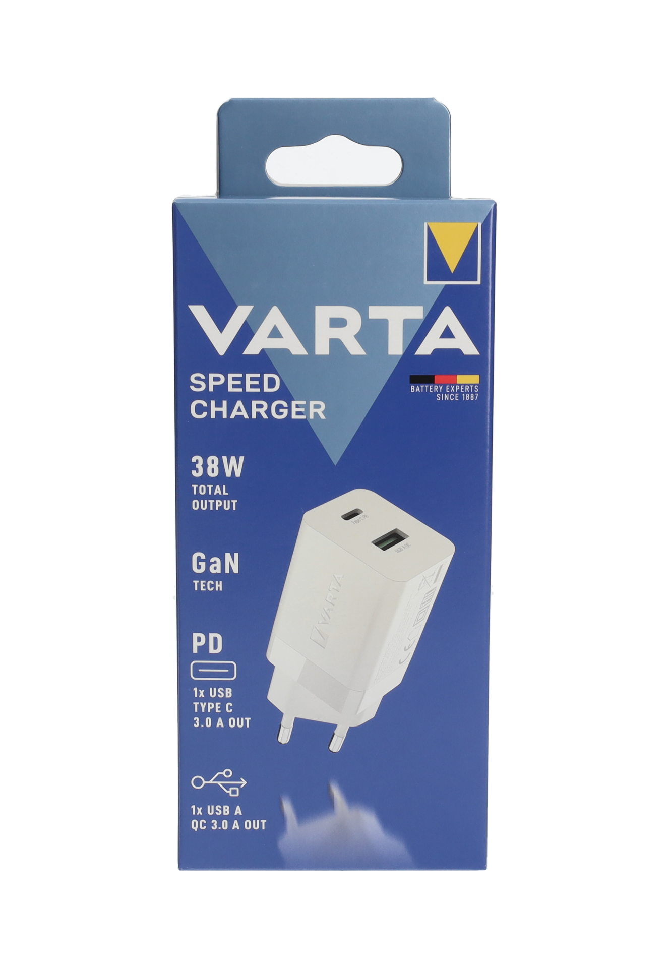 Varta Speed Charger 38 W met USB en USB-C uitgang - 346978