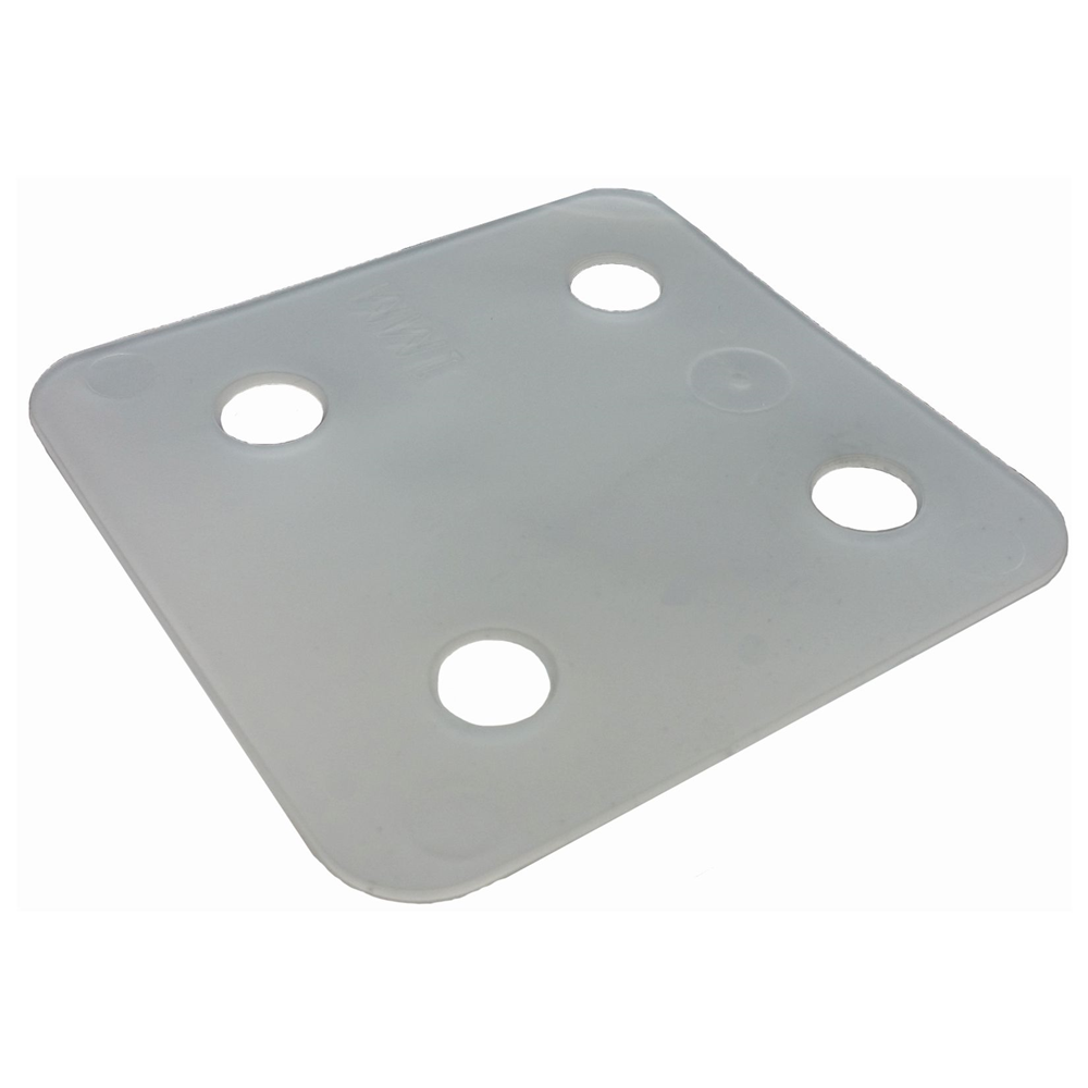 GB drukplaat zonder sleuf 1 x70x70mm transp etiket; 96 per zak | 480 stuks 17534701