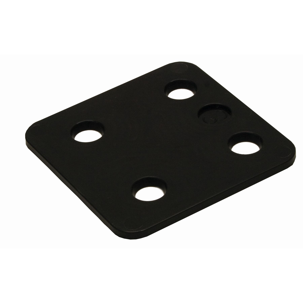 GB drukplaat zonder sleuf 3 x70x70mm zwart etiket; 48 per zak | 240 stuks 17534703