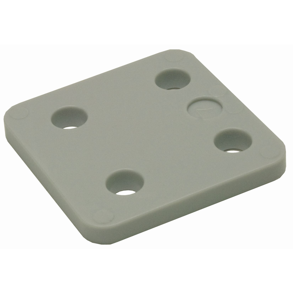 GB drukplaat zonder sleuf 7 x70x70mm grijs etiket; 48 per zak | 192 stuks 17534707