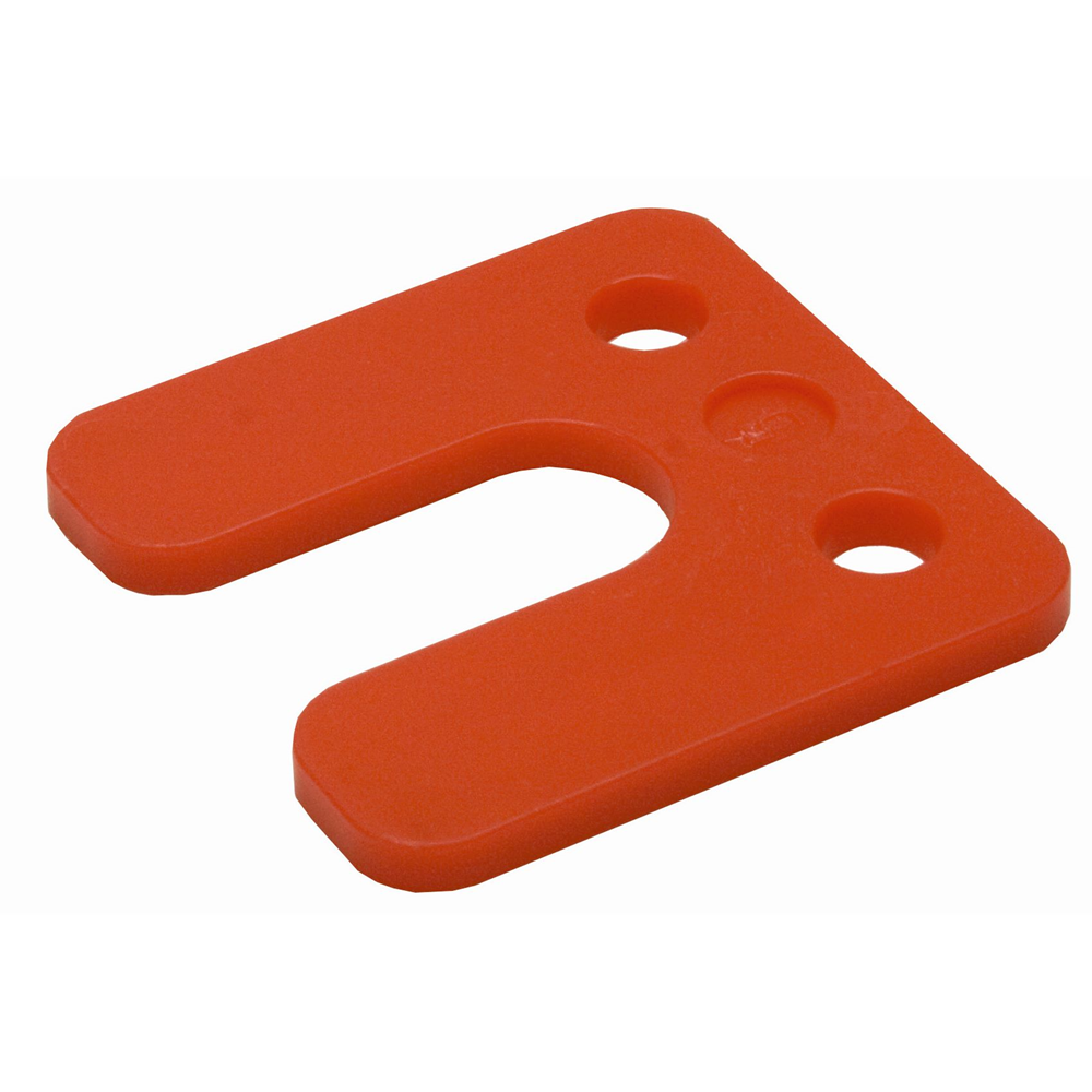 GB drukplaat met sleuf 5mm rood etiket; 48 per zak | 192 stuks 17434745