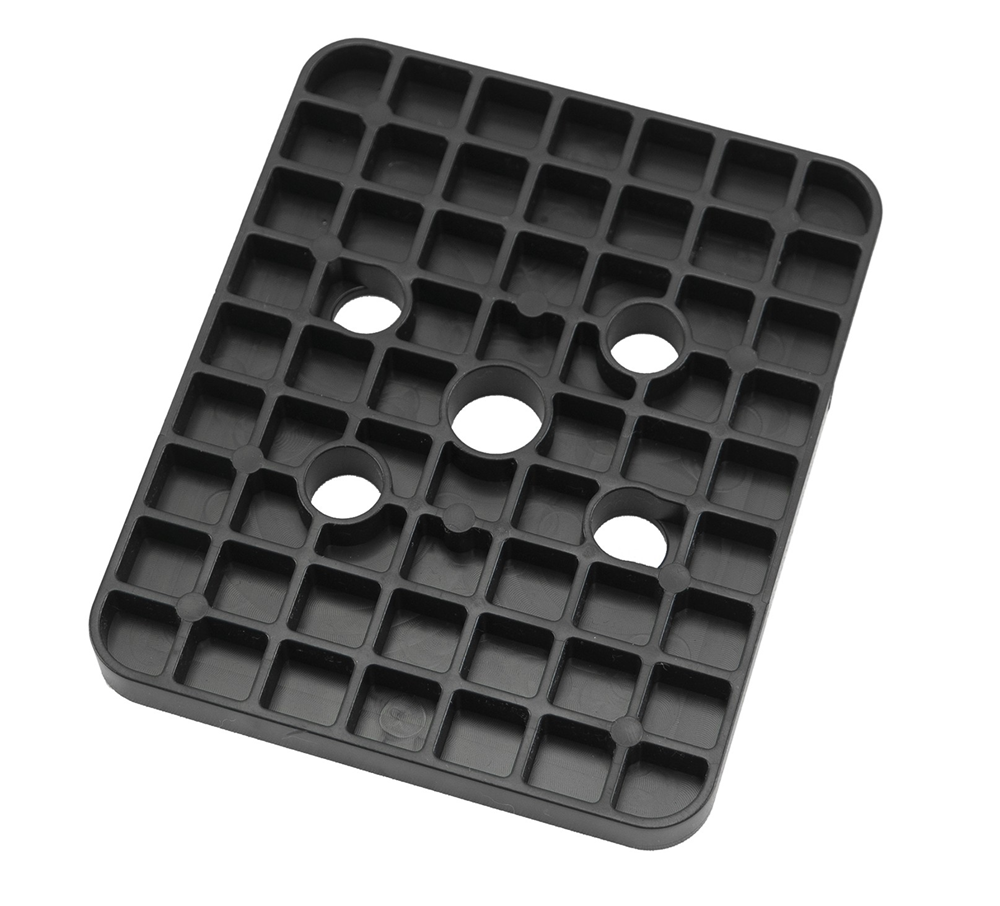 GB hogedrukplaat Eco 100x120x10 ABS drukbelasting 6900kg; 48 per zak | 48 stuks 349211