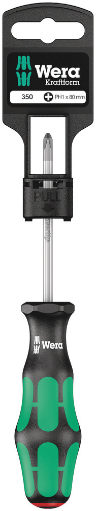 Wera 350 PH SB Phillips Schroevendraaier, PH 1 x 80 mm - 1 stuk(s) - 05100051001