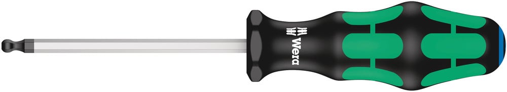Wera 352 Zeskant Kogelkop Schroevendraaier, 4.0 x 100 mm - 1 stuk(s) - 05022810001