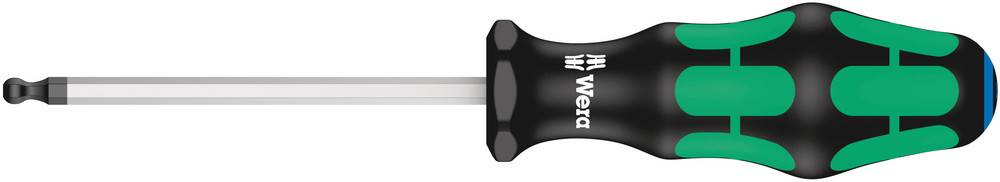 Wera 352 Zeskant Kogelkop Schroevendraaier, 1/4 duim x 125 mm - 1 stuk(s) - 05022920001