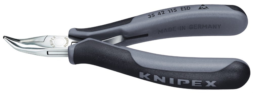 Knipex Grijptang halfronde bek 45 gr. | 115 mm ESD - 3542115ESD