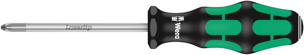 Wera 355 PZ Pozidriv Schroevendraaier, PZ 1 x 200 mm - 1 stuk(s) 05009312001