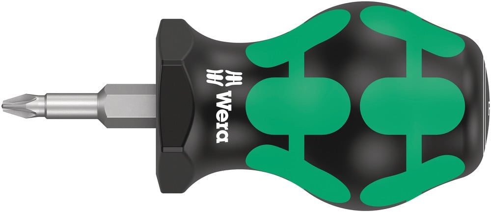 Wera 355 PZ kruiskop Stubby/carburateurschroevendraaier, PZ 1 x 25 mm - 05008853001