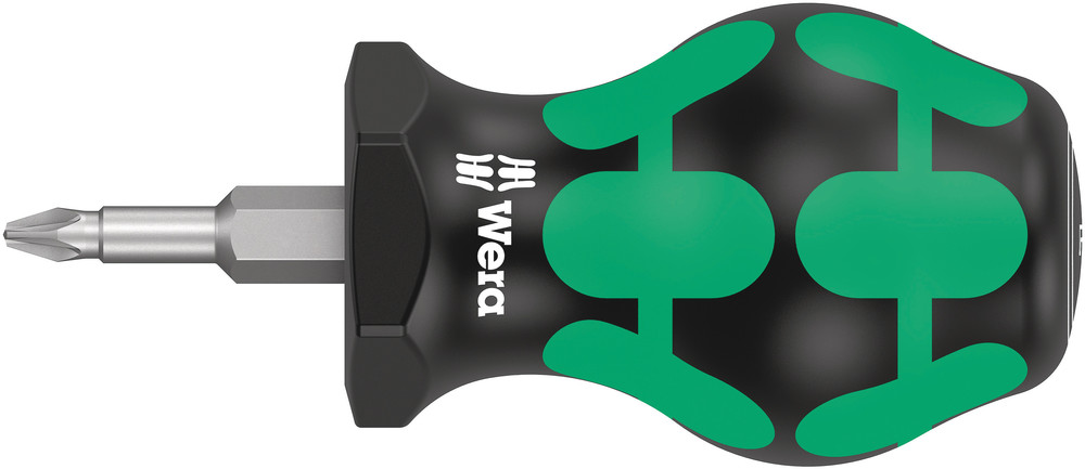 Wera 355 PZ kruiskop Stubby/carburateurschroevendraaier, PZ 1 x 25 mm - 05008853001