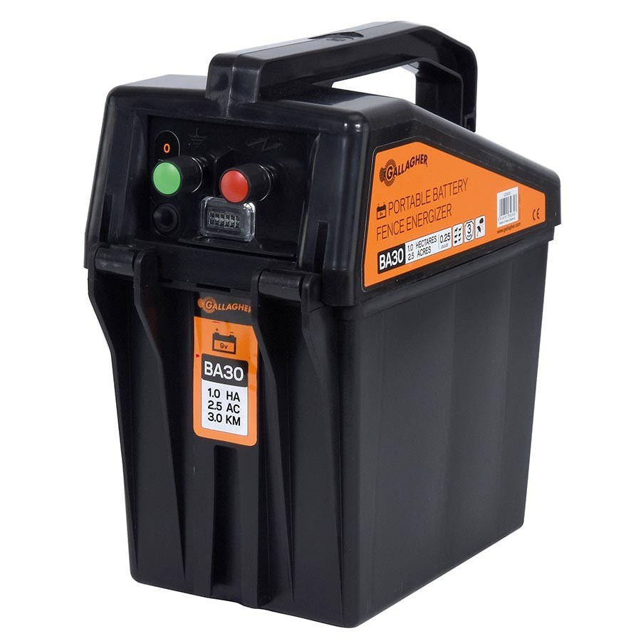 Gallagher BA30 schrikdraadapparaat - 9V/0,25J incl. free battery - 356303 0356303