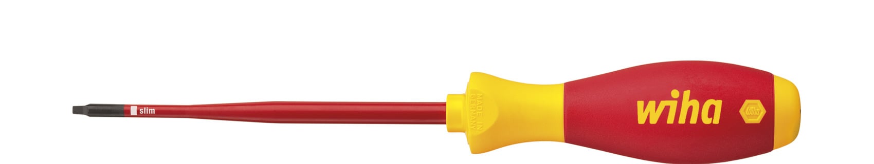 Wiha 35811100 Schroevendraaier SoftFinish electric slimFix Binnenvierkant #1 x 100 mm - 35504