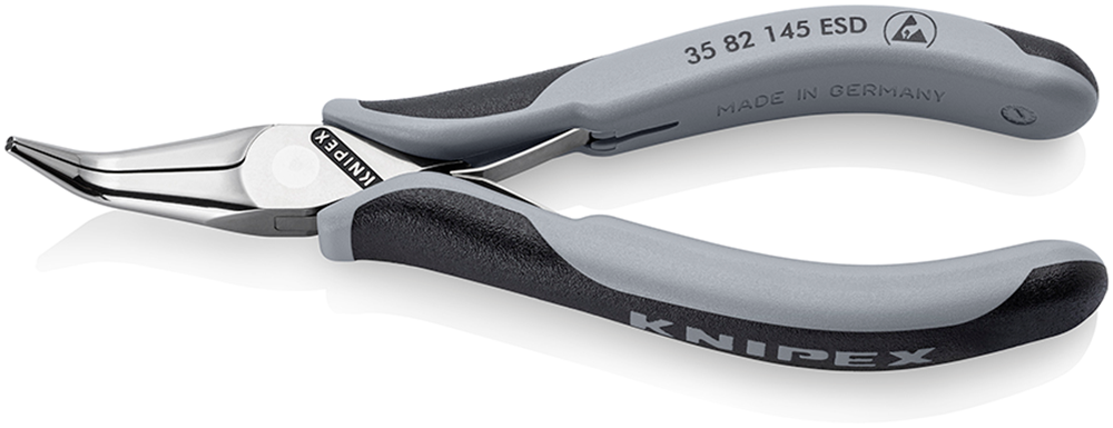 Knipex Elektronica-grijptang ESD | Doorgestoken scharnier | Meer-componentengrepen | Lengte 145 mm - 35 82 145 ESD