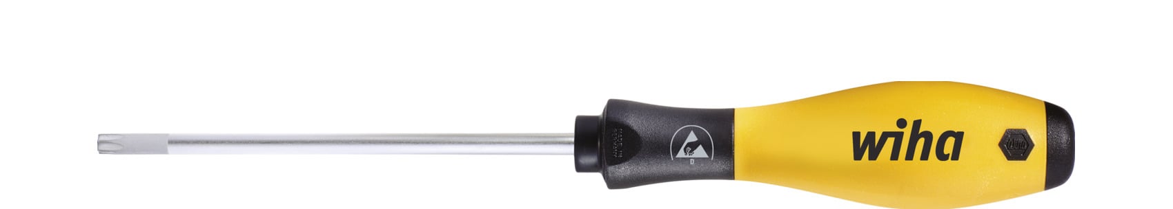 Wiha 362ESD020100 Schroevendraaier SoftFinish ESD TORX® T20 x 100 mm - 27147