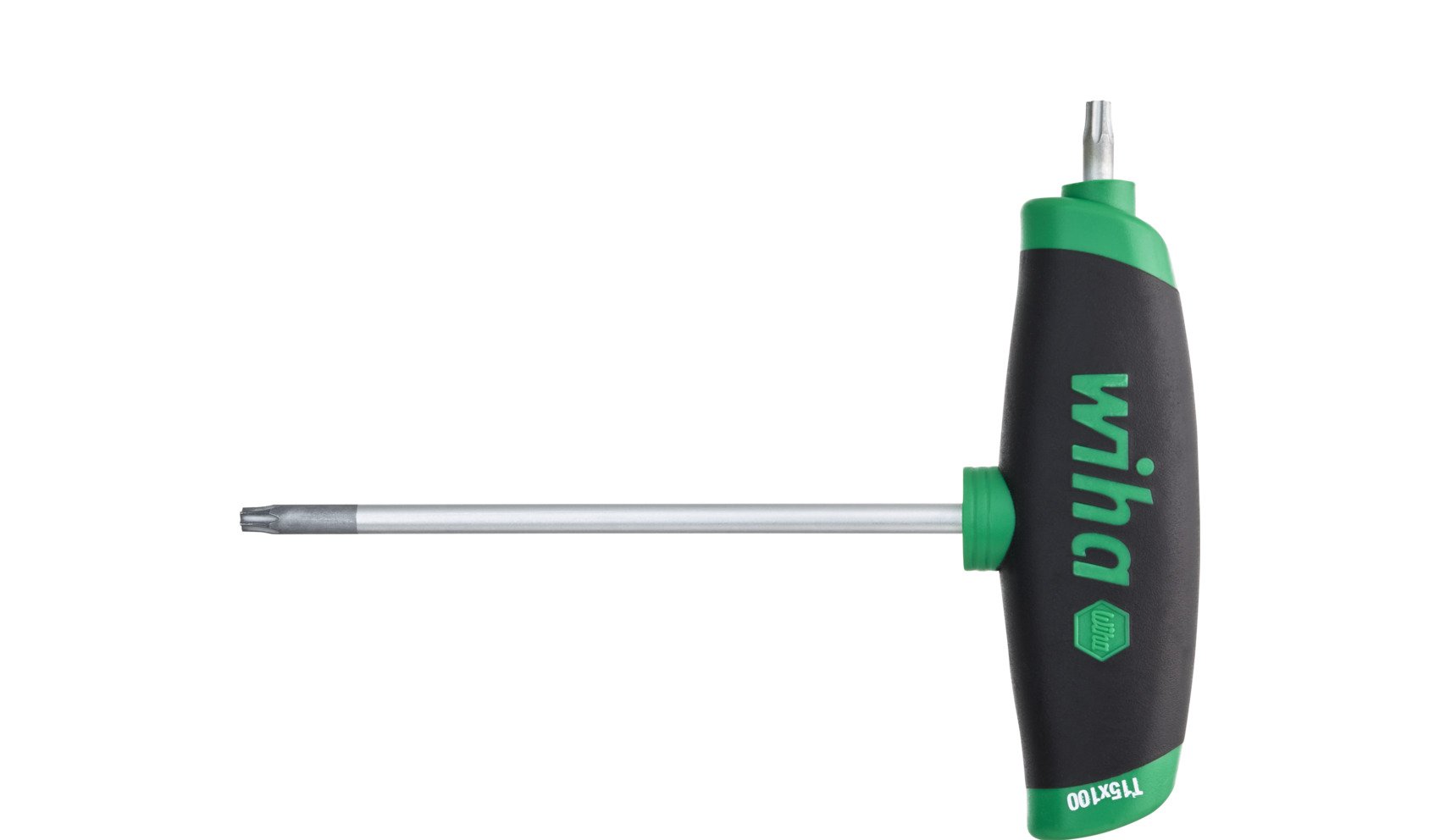 Wiha 364DS030150-01 Stiftsleutel met dwarsgreep ComfortGrip TORX® met zijpunt mat verchroomd T30 - 45451